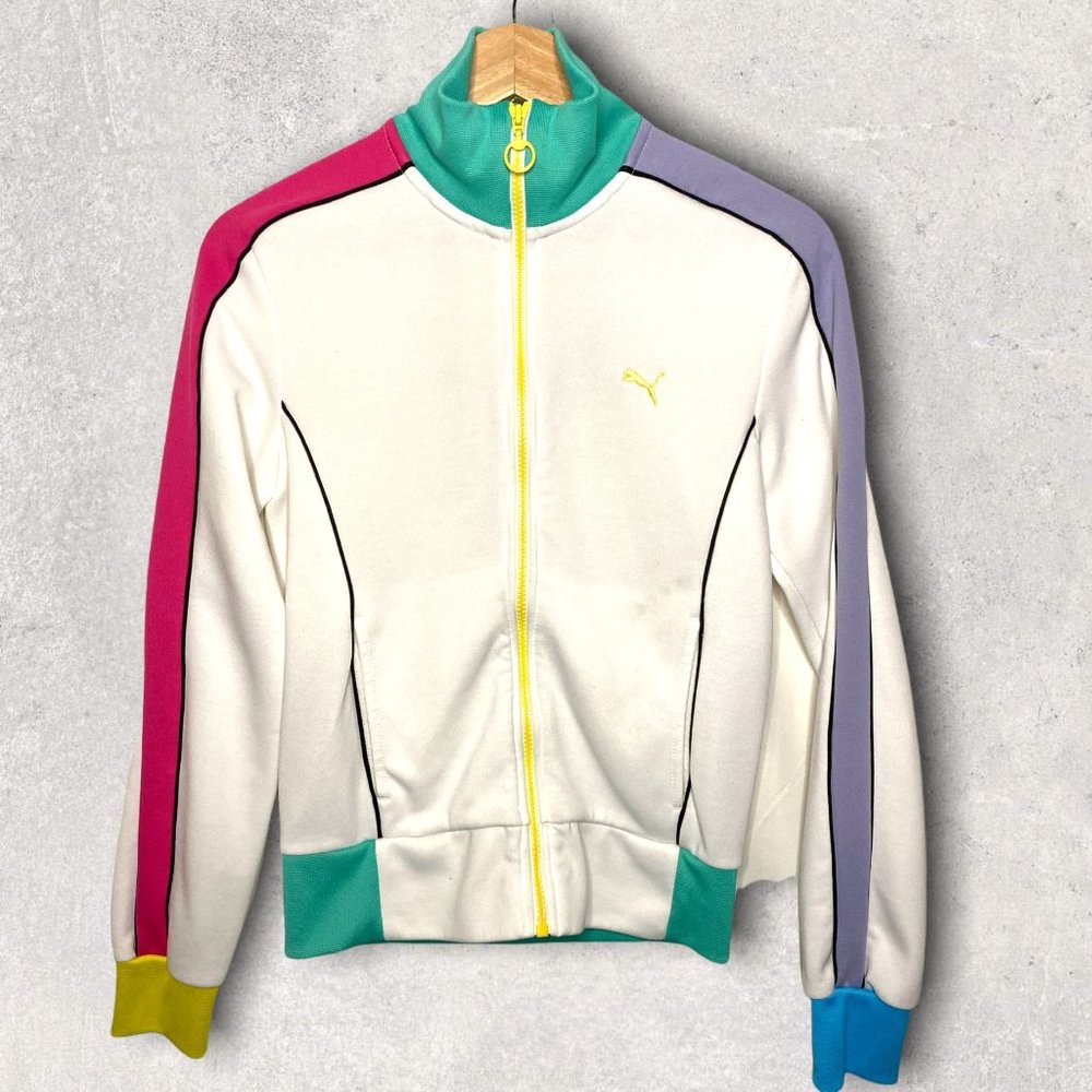 Puma Sport Lifestyle Colorblock Pastel Multi-color Track Jacket